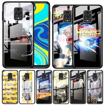 

Back To The Future Tempered Glass Phone Case for Xiaomi Redmi K20 K30 Pro 5G 7 8A Note 7 8 8T 9 Pro 9S Funda Capa