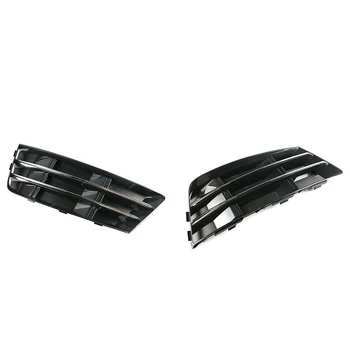 

DHBH-Front Bumper Fog Light Grille Grill, with Chrome Panel For- A4 B9 2016-2017 Fog Lamp Cover 8W0 807 681 R