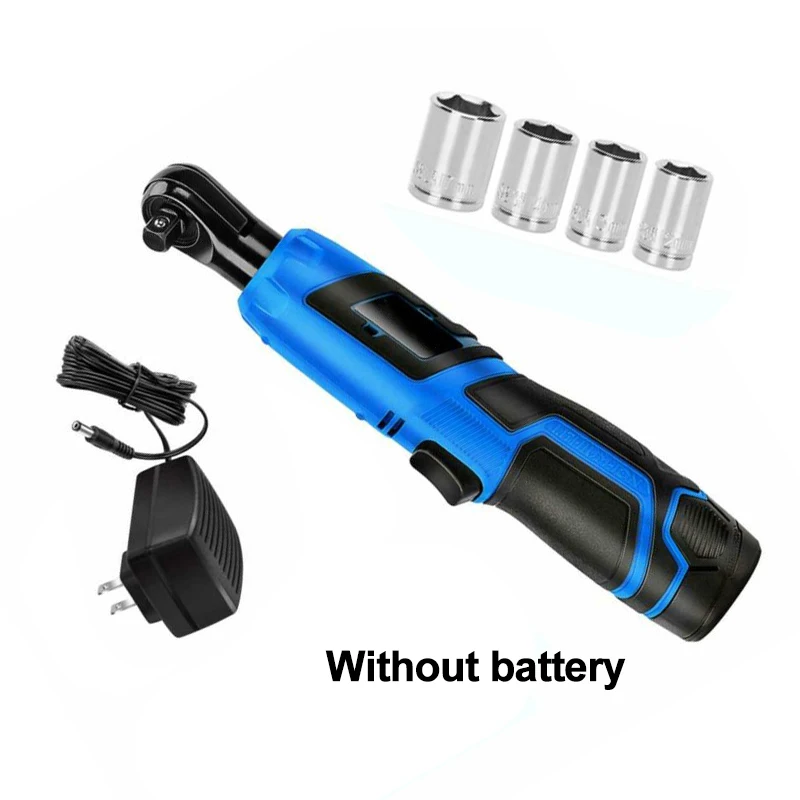 

Cordless 3/8 Electric 12V Ratchet Wrench Tool Set W/ Socket & Charger Kit