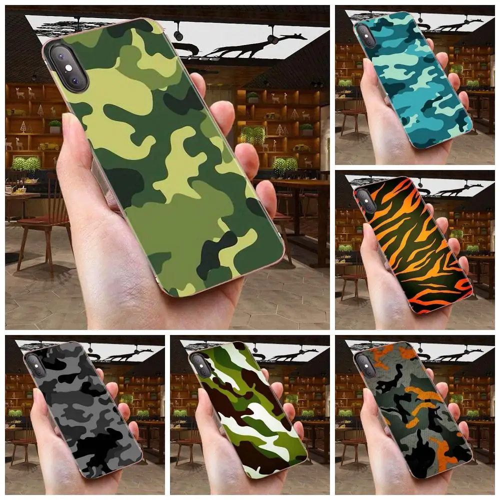 Camouflage Camo Army Cute Phone Cases For Apple iPhone 4 4S 5 5C 5S SE 6 6S 7 8 11 Plus Pro X XS Max XR | Мобильные телефоны и