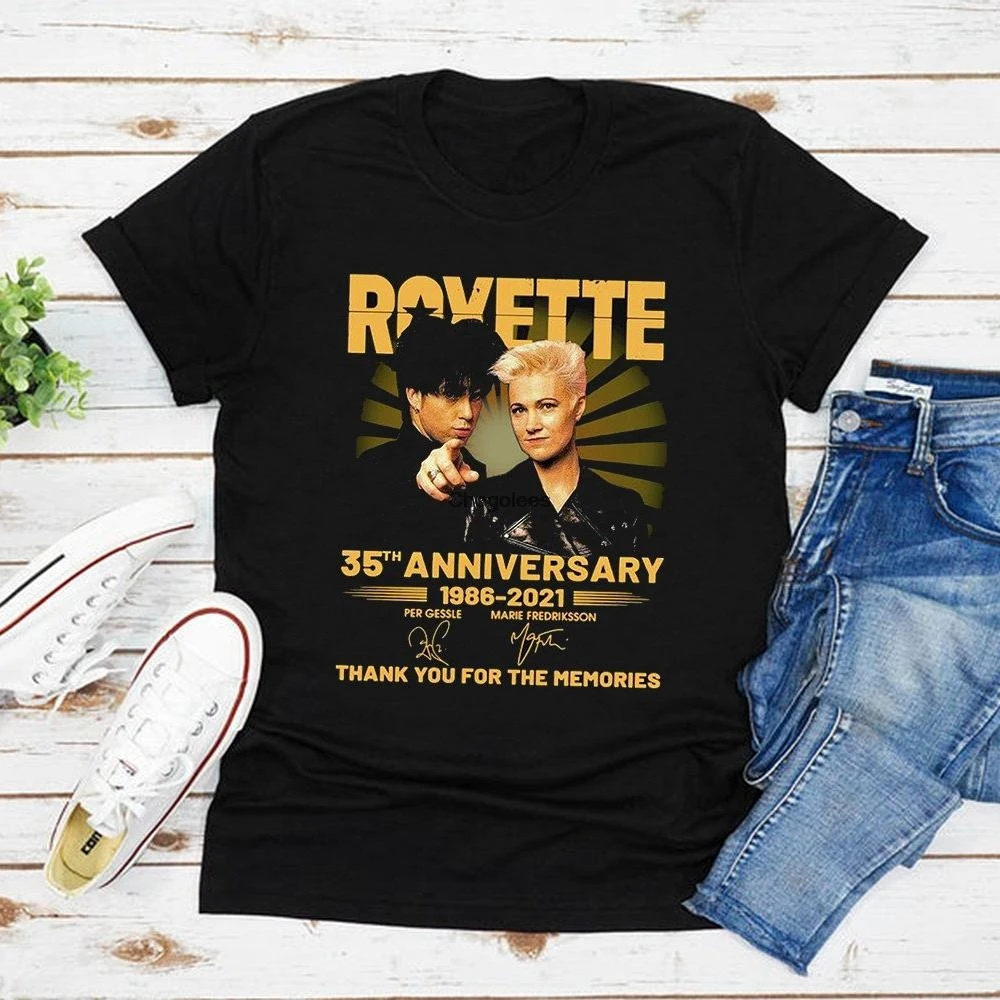 Roxette Camiseta de regalo para Fans de Roxette, camisa de regalo para Fans  de Roxette, 1986, 2021|Camisetas| - AliExpress