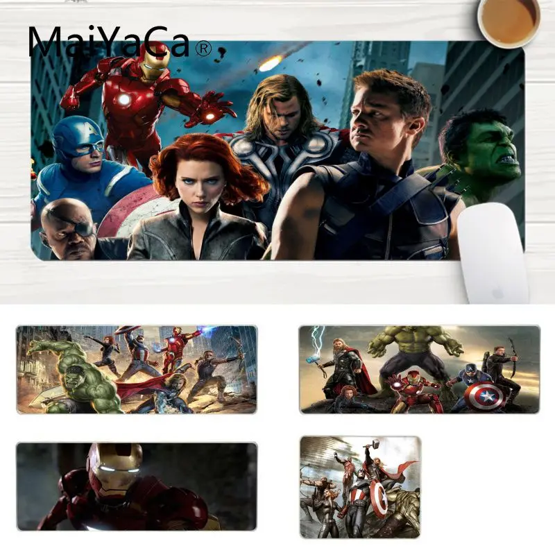 MaiYaCa Marvel's The Avengers ноутбук коврик для мыши большой шкафчик Коврик Для Мыши Компьютерный коврик для ПК