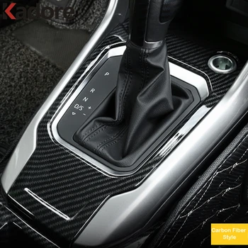 

For Volkswagen T-Roc TROC 2017 2018 2019 Carbon Fiber Car Gear Shift Box Panel Cover Sticker Trim Strips Garnish Accessories