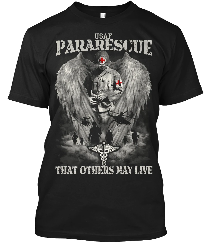 Мужская футболка PARARESCUE-что другие могут жить(1) женская футболка