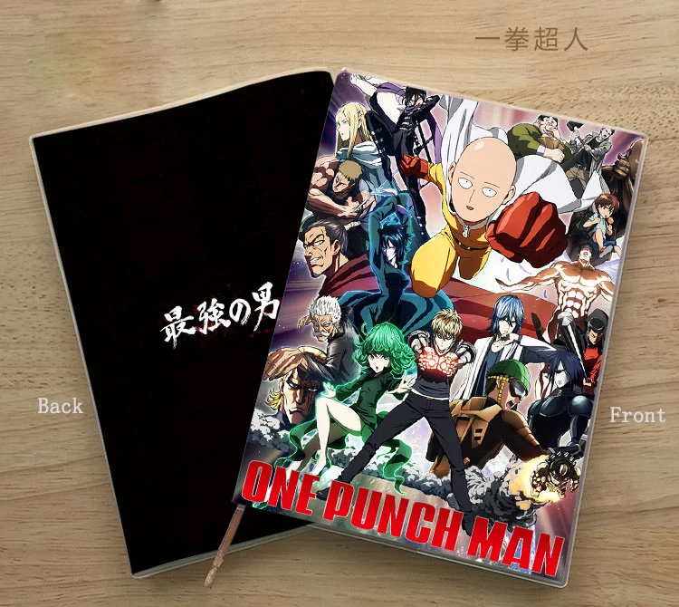 Аниме ONE PUNCH-MAN Saitama Genos студенческий блокнот для косплея тонкий с защитой глаз