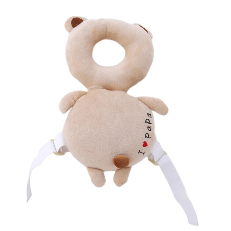 Подушка для защиты головы малыша/Подушка для детей с мультяшными персонажами, товары для безопасности, милая подушка для защиты шеи - Цвет: khaki bear