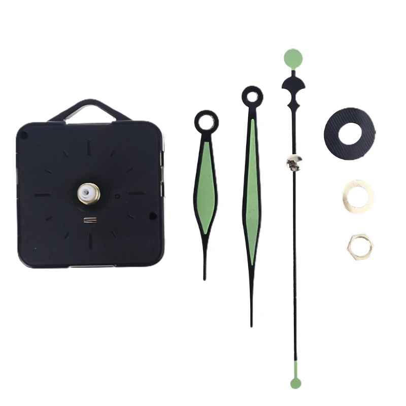 DIY Quartz Clock Movement Mechanism - Silent Wall Clock Repair Kit with Hands Set