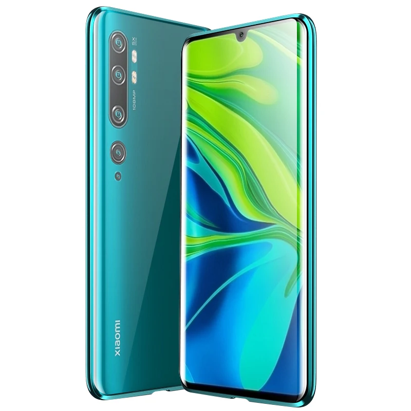 Магнитный чехол для Redmi CC9 Pro, магнитный двухсторонний стеклянный защитный чехол для Redmi CC9 SE, Задний Передний стеклянный корпус