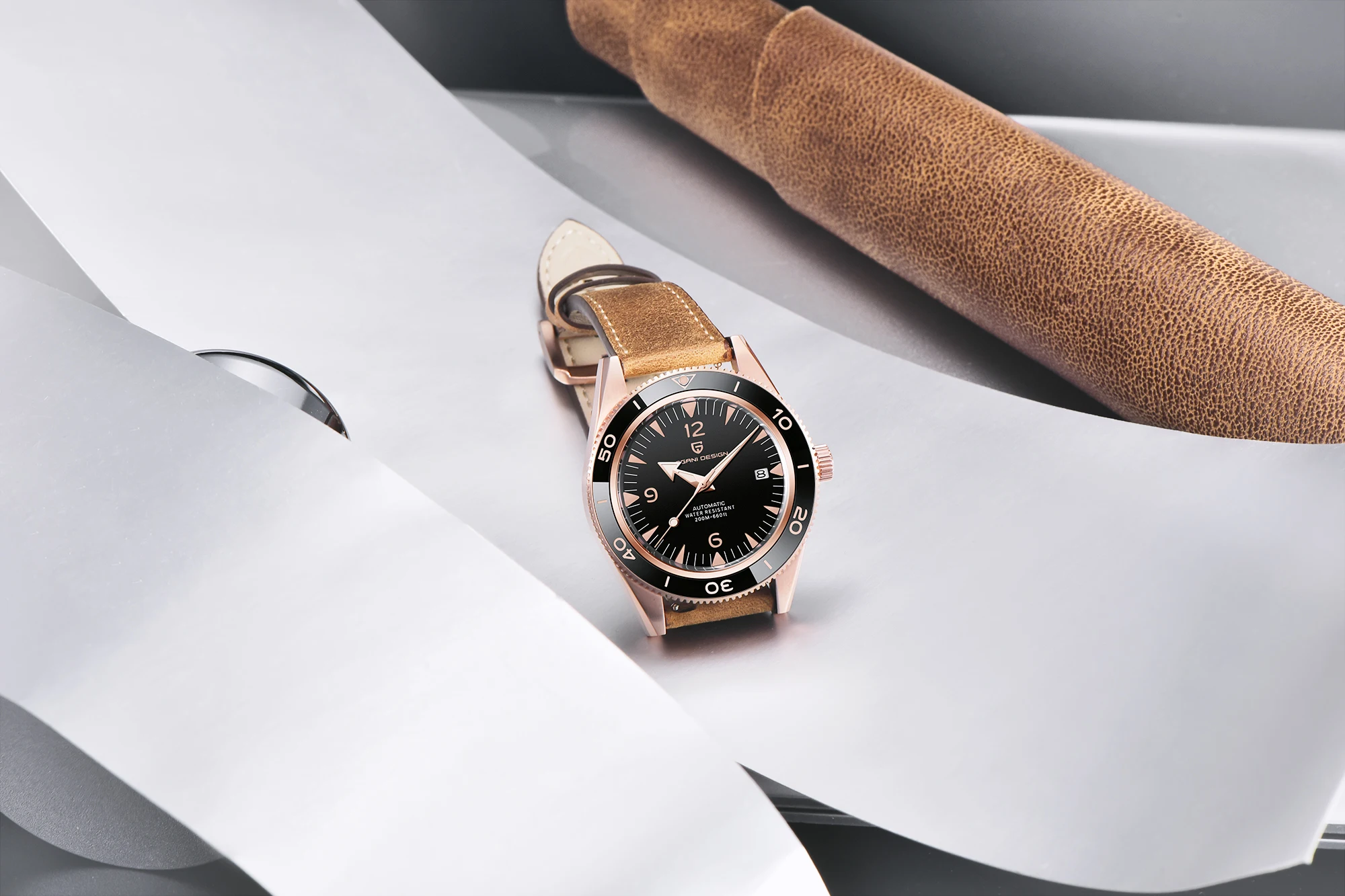 PAGANI DESIGN New Brand Watch Men's Mechanical Watch Stainless Steel Sapphire 200m Waterproof Clock Business Luxury Watch NH35