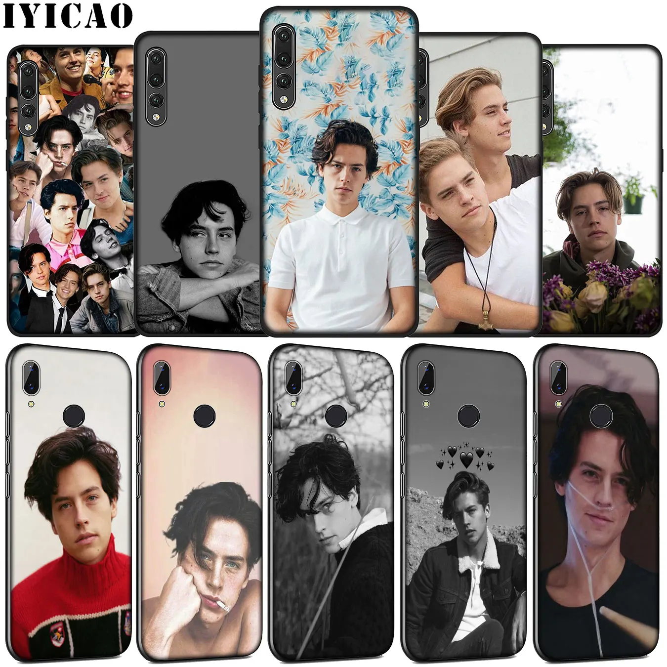 Мягкий силиконовый чехол IYICAO Cole Sprouse для Huawei P30 P20 Pro P10 P9 Lite Mini 2017 2016 черный P Smart Z 2019 |