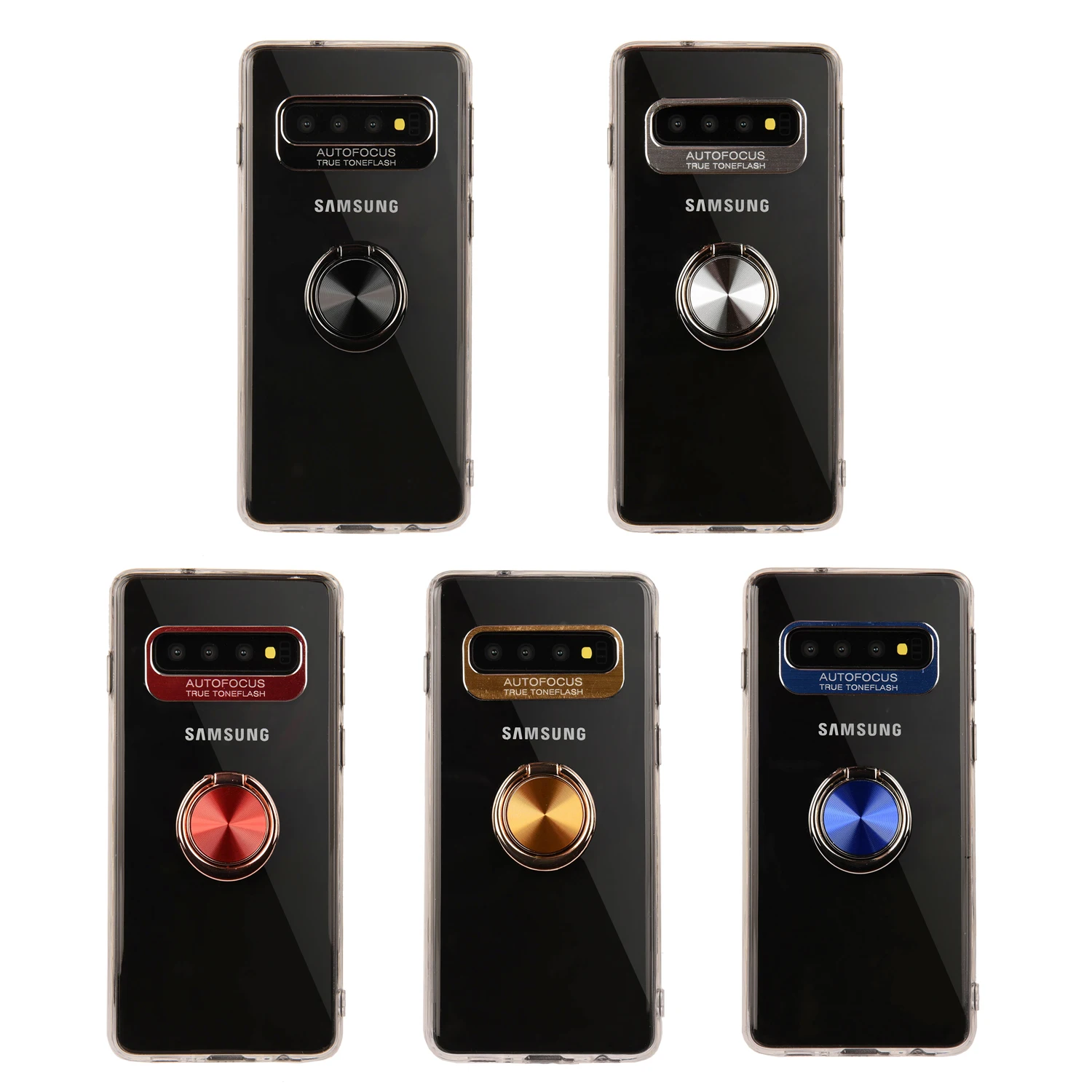 Для SUMSUNG Galaxy S10 S10E S10Plus S8 S8Plus S9 S9Plus Note9 аппаратное матовое кольцо Защита объектива акриловый прозрачный телефон c