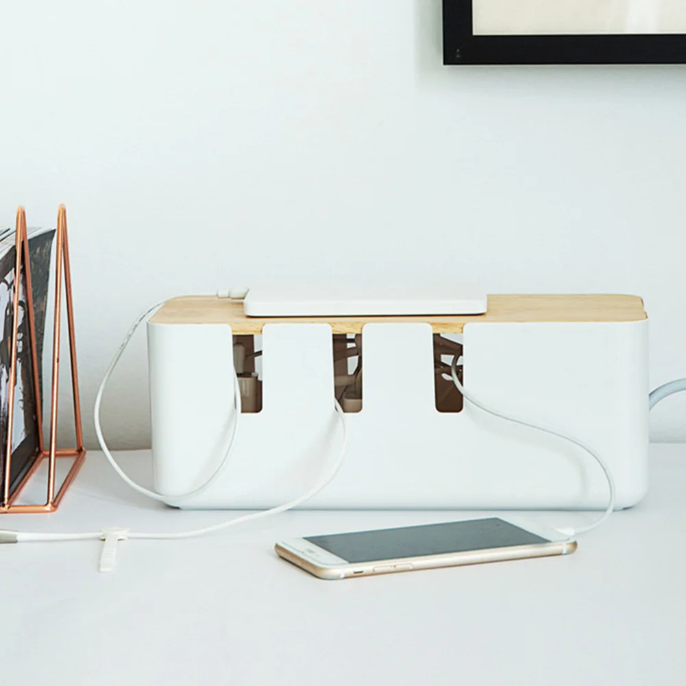 Коробка для управления кабелями коробка органайзер шнура сетевой фильтр защита