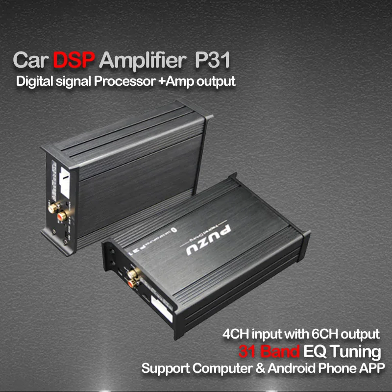 US $239.00 Car Signal DSP Processor Amplifier HIFI 4ch To 6CH Support Computer31 Band Tuning Android App Car DSP Audio Espiker 6 X 9