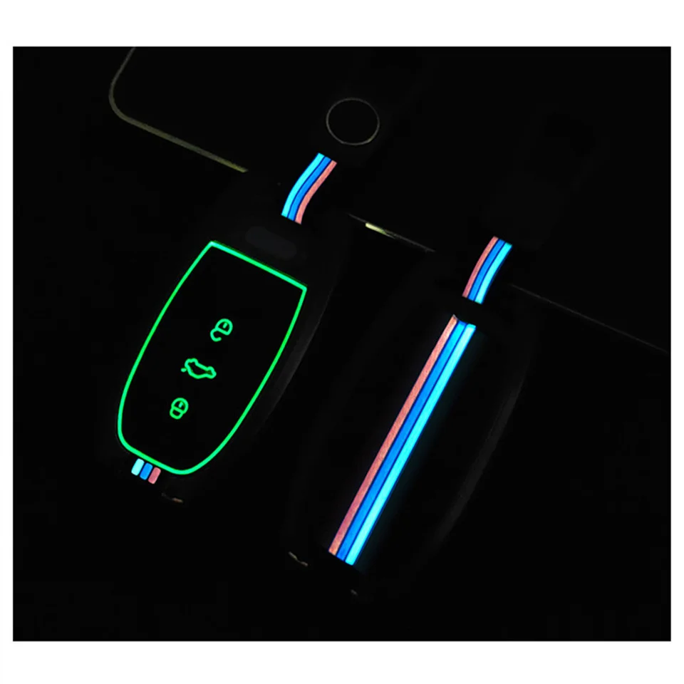 Cover per chiave/telecomando per Audi A1 A3 A4 A5 A6 A7 A8 Quattro Q3 Q5 Q7 2009-2015 proteggi Set accessori portachiavi - H34ce8f9e7b5142b9a46818386bd66147h