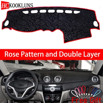 

Rose Pattern For changan Alsvin V3 2012 2013 2014 2015 Dashboard Cover Car Stickers Car Decoration Car Accessories Car Decals