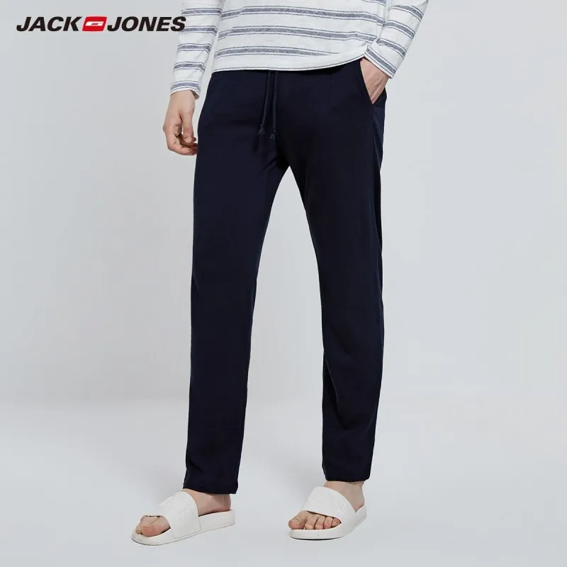 Мужская зимняя хлопковая Домашняя одежда Jack Jones, мягкий теплый пижамный комплект 2193HG503