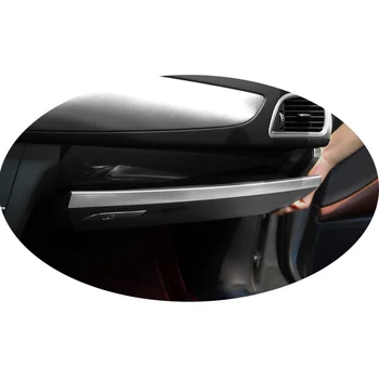 

For Audi A6 C7 A7 Car Styling Interior Auto Accessories Copilot Glove Box Handle Decoration Cover Trim Stainless Steel Stickers
