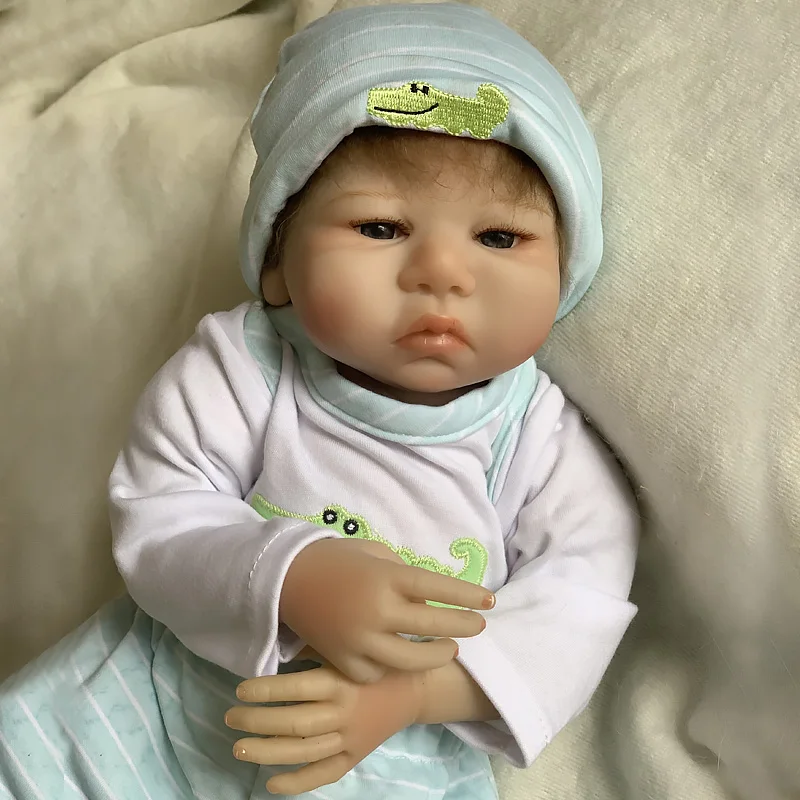 OtardDolls Boneca bebe Reborn 18 &quotМягкий силиконовый винил Doll45cm Мягкий Младенец Baby Кукла
