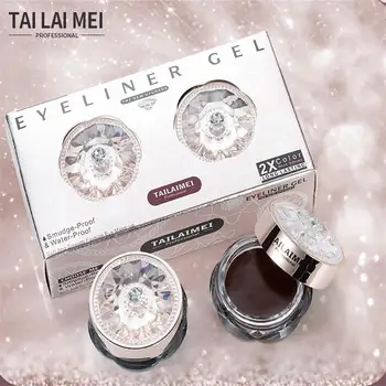

2 Colors Mix box Eyebrow Tint Makeup Waterproof Eyebrow Pomade Gel Enhancer Cosmetic Eye Makeup Eye Brow Cream with Brush Profes