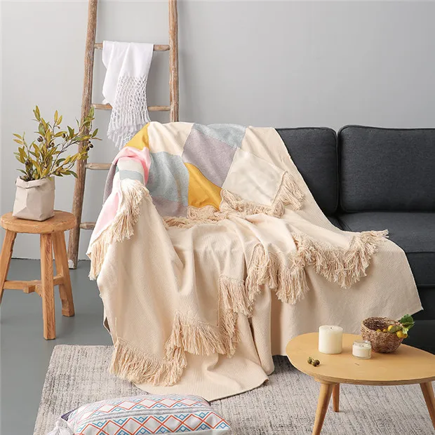 Style 2 Экзотическое многофункциональное верхнее покрывало, покрывало для дивана, нескользящее стеганое одеяло с кисточками, рождественские украшения для дома - Цвет: Style 2