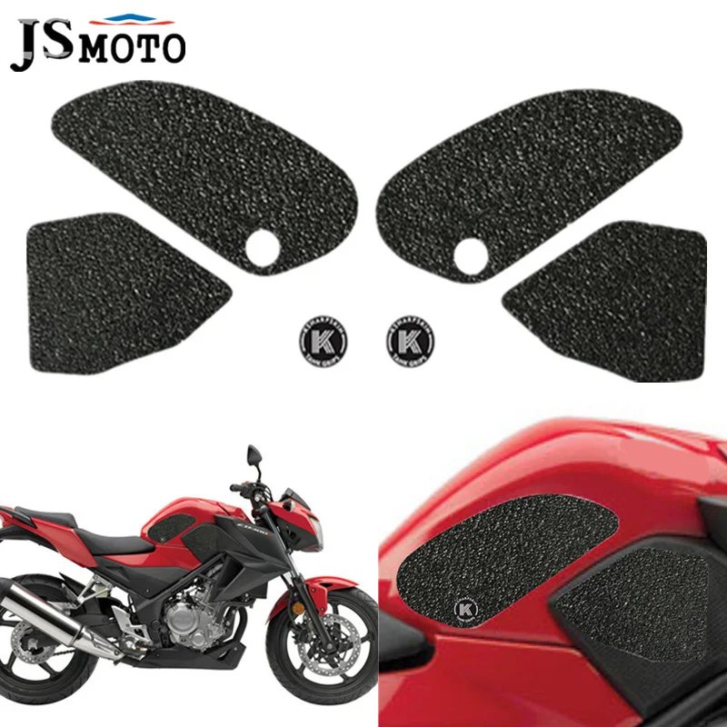 Motorcycle 3D For HONDA CB300F CB250F cb300f 250f Pad Tank Grip Fuel Tank Pad Sticker Gasoline Knee Traction Side Non-slip Decal