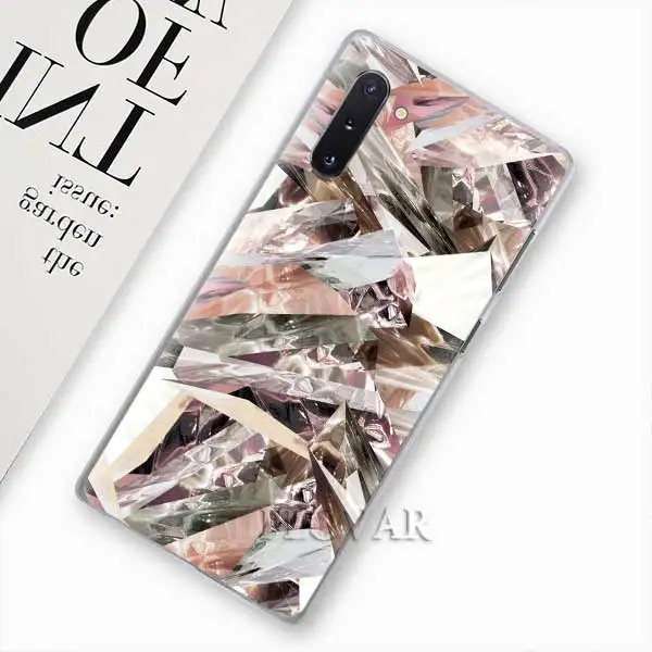 004 Алмазные куски телефонные чехлы для samsung Galaxy Note 10 S10 плюс 5G S10e A30 A40 A50 A60 A70 M40 жесткий чехол - Цвет: 004
