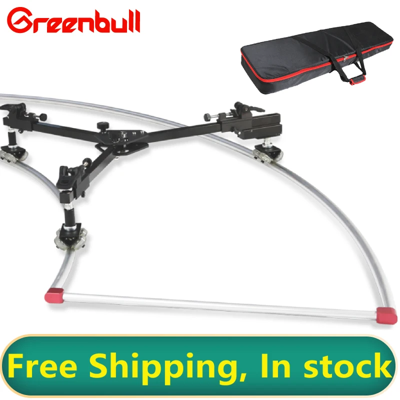 

GreenBull Portable Camera Slider 7.2m Track Dolly DSLR Stabilizer Video Steel 4 3+/3/2/1 SJ4000/SJ5000 Cameras Dolly&rail