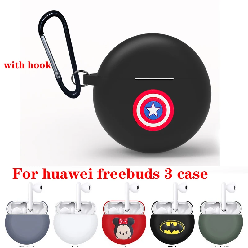 Модный беспроводной чехол для наушников для huawei Freebuds 3, чехол, силиконовый защитный чехол с рисунком, чехол для huawei Freebuds 3, чехол