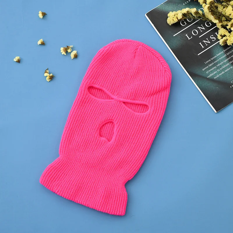 baggy beanie Balaclava Mask Hat Winter Cover Neon Mask Green Halloween Caps For Party Motorcycle Bicycle Ski Cycling Balaclava Pink Masks baggy beanie