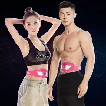 

6-Modes EMS Abdominal Muscle Stimulator Trainer LED Display Intelligent Weight Loss Fitness Body Slimming Massage Waist Belt