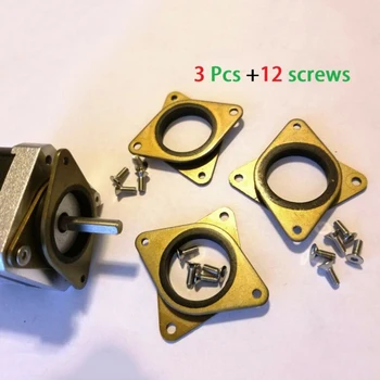 

Steel Rubber Vibration Dampers+Screws Parts For Nema17 Stepper Motor Accessories