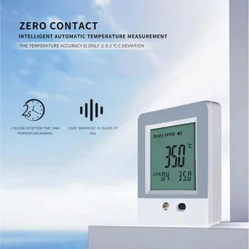 

Backlight Non-contact Automatic Temperature Measurement Multi-language Non-contact Mode Intelligent AI Smart Thermometer