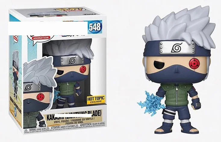 FUNKO POP Naruto Shippuden Sasuke Curse Mark Uchiha Itachi Hatake Kakashi Vinyl Action model Toys Gift - Цвет: 548