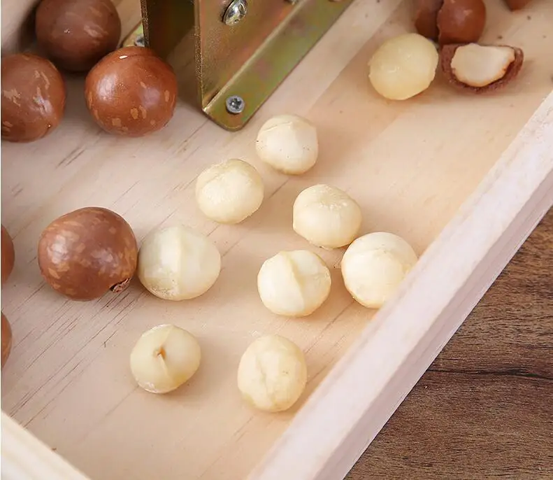 Орехокол щипцы для орехов Macadamia гайка открытие кухонные аксессуары ручной орехокол машина для изготовления крекеров орех