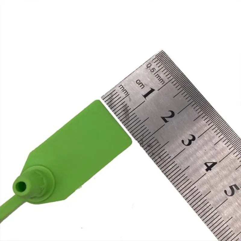

100Pcs Disposable Plastic Pull-Tite Security Seals Signage Numbered Self Locks