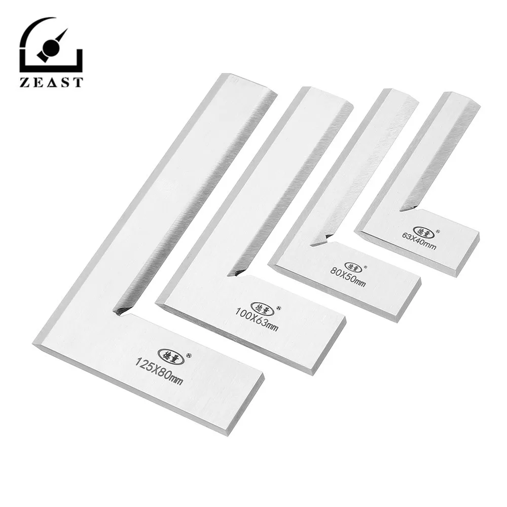 

Machinist Precision Edge Square Ruler 90 Degree Right Angle Ruler Engineer Measuring Tool 63x40mm/80x50mm/100x63mm/125x80mm