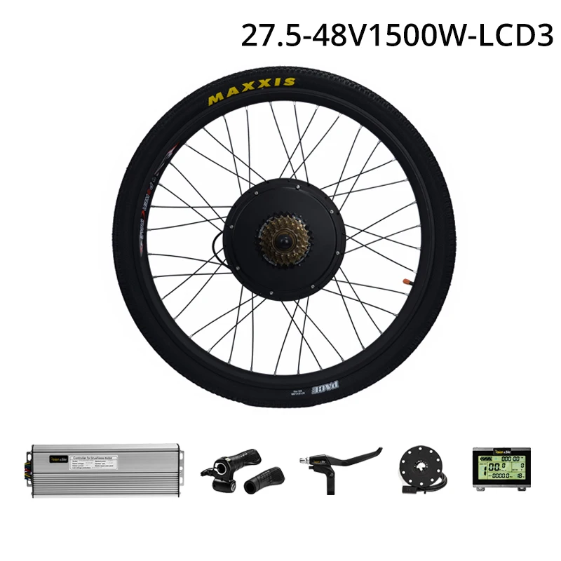 27.5 Wheel Motor 48 в 1500 вт мотор колесо электровелосипед электроколеса для велосипеда комплект электро колесо мотор колеса комплект для электро велосипеда мотор 1500w комплект для электровелосипеда электробайк мотор-колесо 48V 1500W - Цвет: 27.5 Wheel Motor