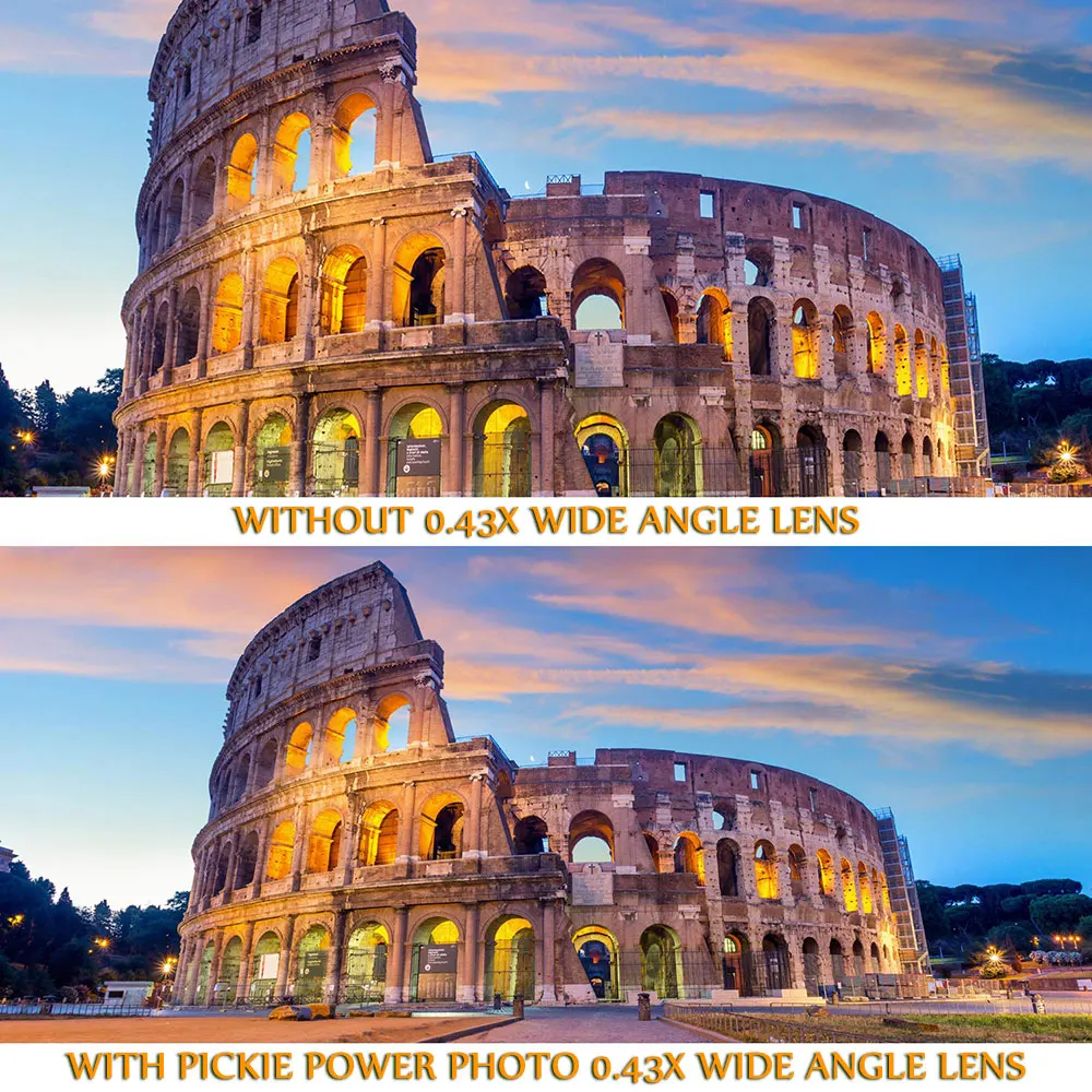 Professional HD 0.43x Wide Angle Macro Camera Lens