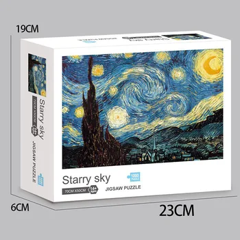 

Puzzle 1000 Pieces Jigsaw Puzzle 42*30 Cm Assembling Picture Landscape Puzzles Toys For Adults Games Educational Montessori Toys