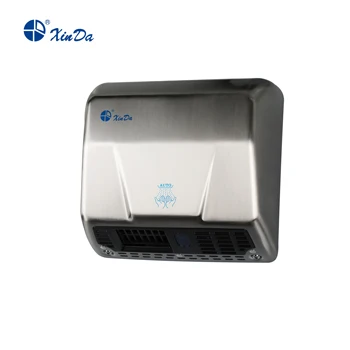 

The Xinda GSQ 130 Hand Dryer Stylish (Brushed) Stainless Steel Automatic Infrared Induction Sensor Wall Mounted