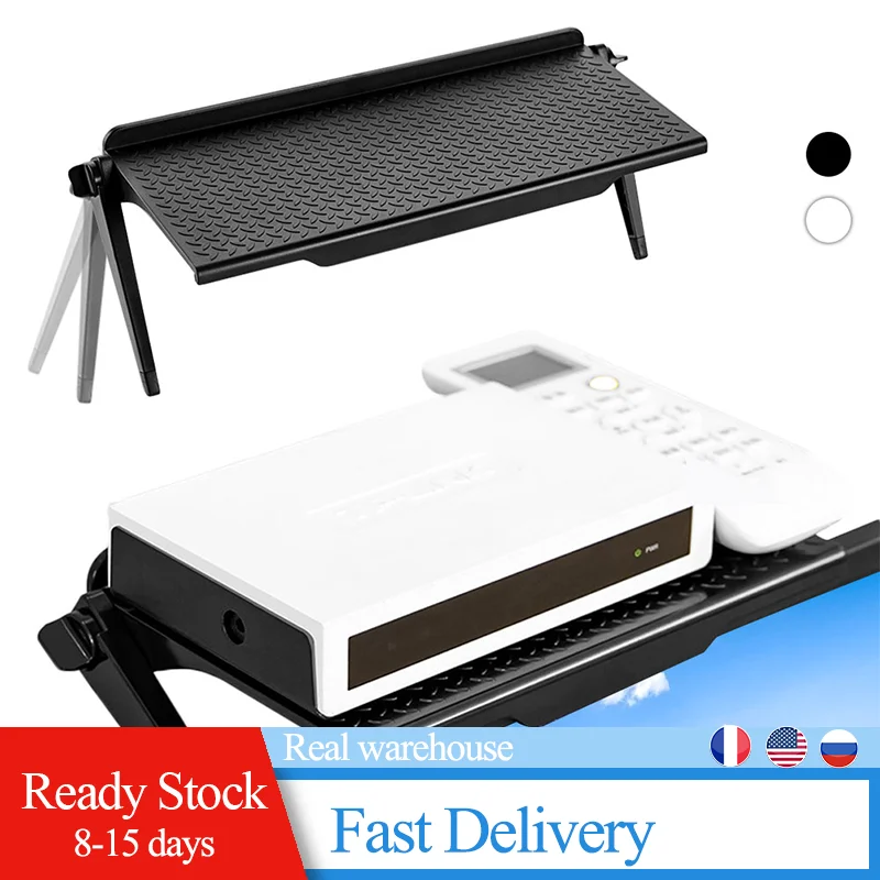 

Adjustable Screen Top Storage Shelf Rack Holder Computer Monitor Desktop Stand TV Rack Display Shelf Storage Rack полки для обђв
