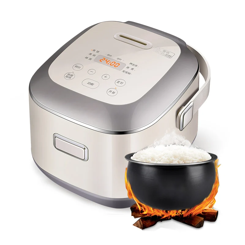 

2L Mini Intelligent Automatic Rice Cooker Multifunctional Non-stick Coating Appointment Timing Three-dimensional Heating
