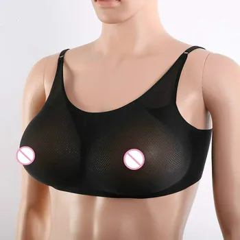 

The New A-E Cup Triangle Fake Silicone Breast Breast Form Chest Triangle Heterosexual Transvestite Transvestite Queen