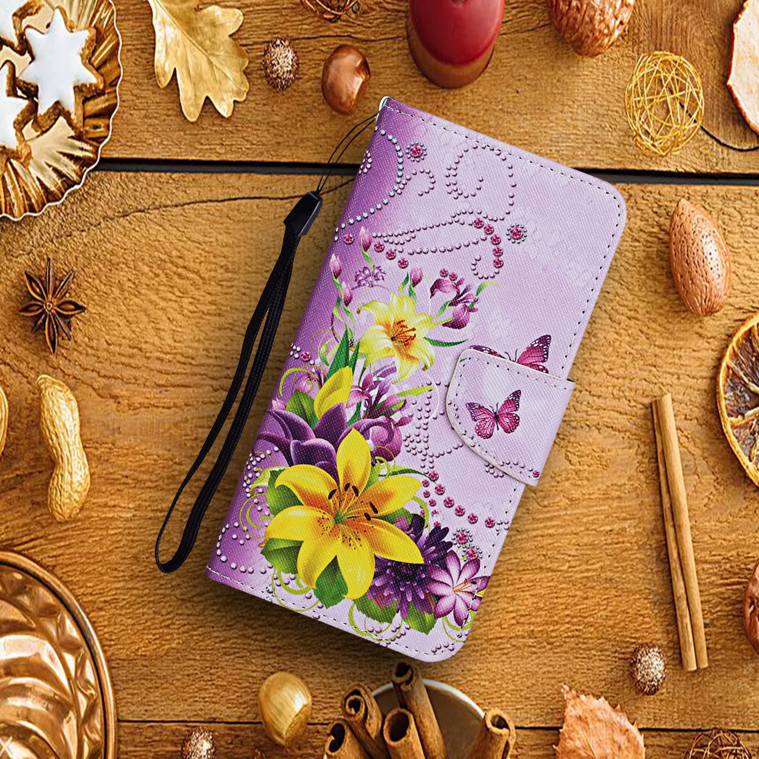 Flower Phone Case For Redmi Note 7A 8A 7 8 9 9S 9A 9C Pro Mi 10T Lite Flip Leather Wallet Card Slot Back Book Cover Fundas xiaomi leather case