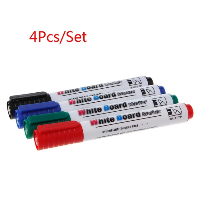 M&G Erasable Whiteboard Marker Pen 1 Pcs Blackboard + 1 Ink Bottle Set  Office Markers Dry Erase Blue Black Red Office Supplies - AliExpress