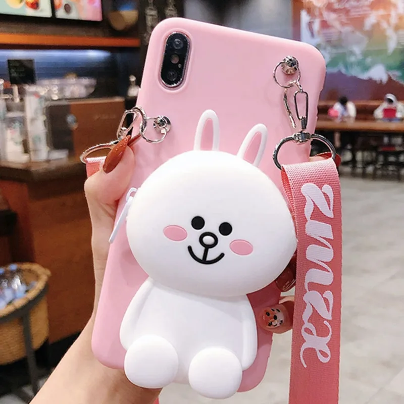 Cute Cartoon 3D Silicone Storage bag Phone Case For iPhone X XR Xs Max 6 6s 7 8 Plus Rubber Cover For Samsung S8 S9 S10 Note 8 9 Cute Cartoon 3D Silicone Storage bag Phone Case For iPhone X XR Xs Max 6 6s 7 8 Plus Rubber Cover For Samsung S8 S9 S10 Note 8 9