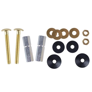 

2 Pieces Of Double Pad Screws Universal Mounting Screws for General Household Hardware Bathroom Toilet Tanks Toilet Repair Tools