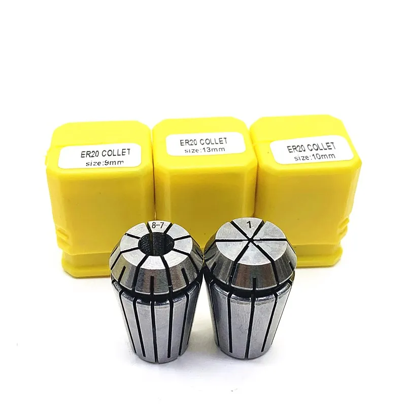 1PCS ER20 1mm-13mm Collet Set Printemps Chunk pour Tour CNC Serrage Collet Chunk titulaire pipe bending tool