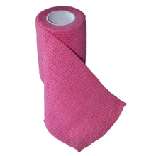 24 рулона/лот 7,5 см* 5 м розовый Strentch ленты компрессионные повязки спортивные бандажи самоклеющиеся эластичные безопасности открытый спасательный инструмент
