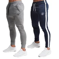 Sik Silk Men’s Pants Fitness Skinny Trousers Spring Elastic Bodybuilding Pant Workout Track Bottom Pants Men Joggers Sweatpants